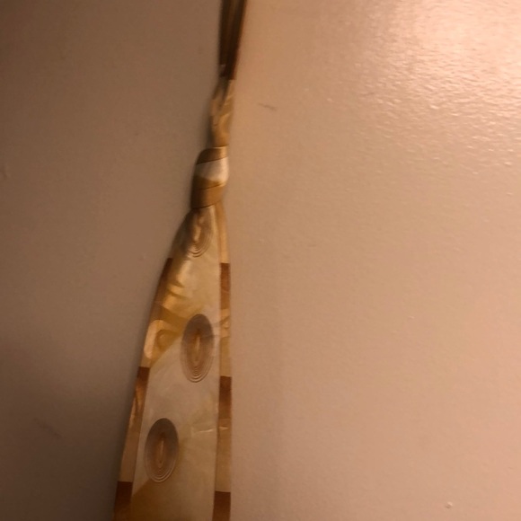 Le monde home couture tie gold yellow brown - Picture 5 of 8